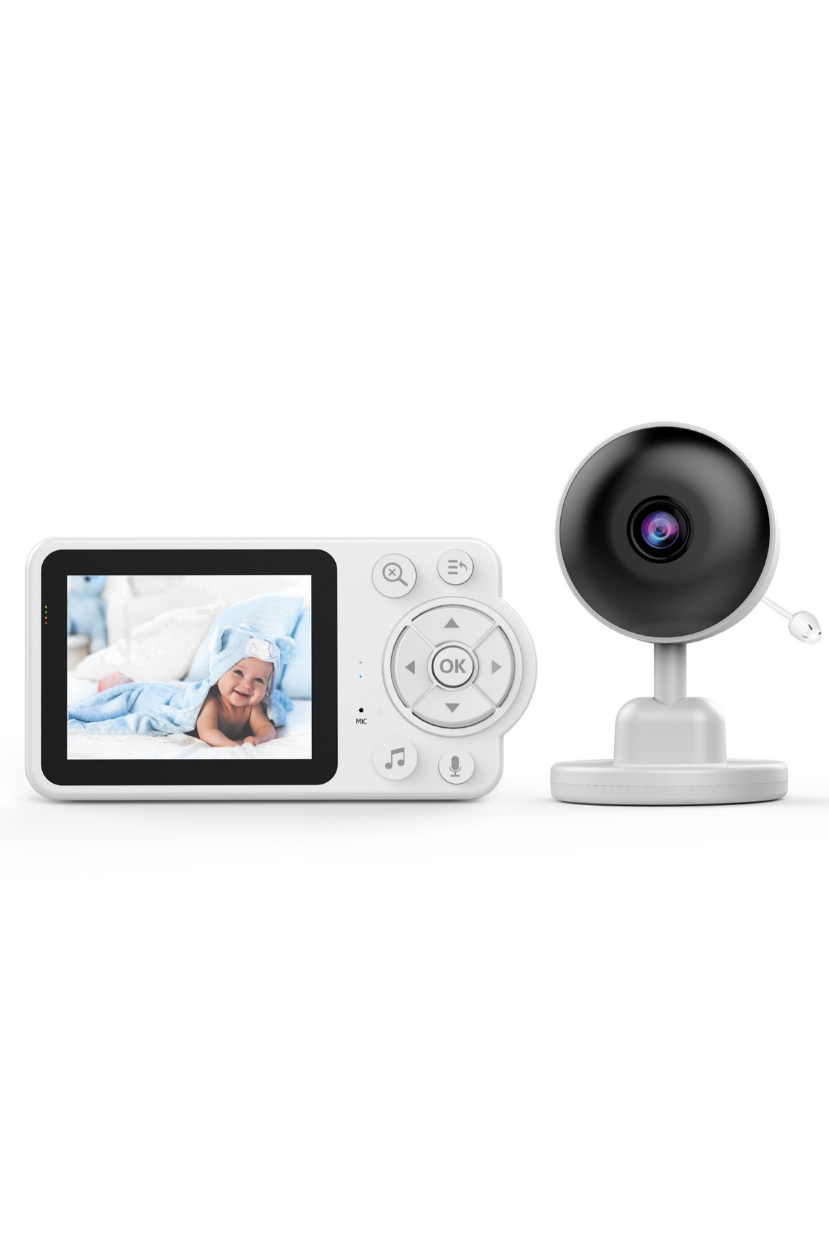 WiderMarkt Bebek İzleme Kamerası WİFİ Gerekmez– Ninni Çalma, Ağlama Algılama, Sıcaklık Takibi,Çift Yönlü Ses fotoğrafı 7 (önizleme)