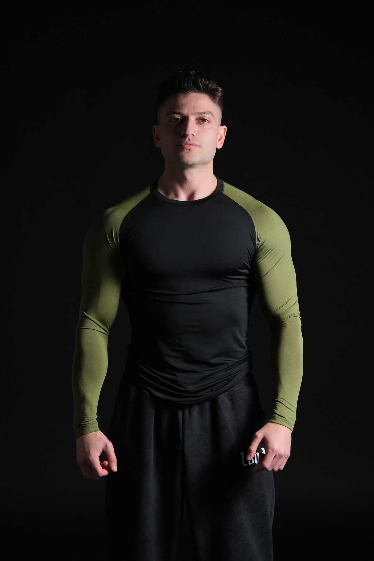 Thelood Uzun Kol Raglan Compression t-shirt Body şekillendirici dar tişört