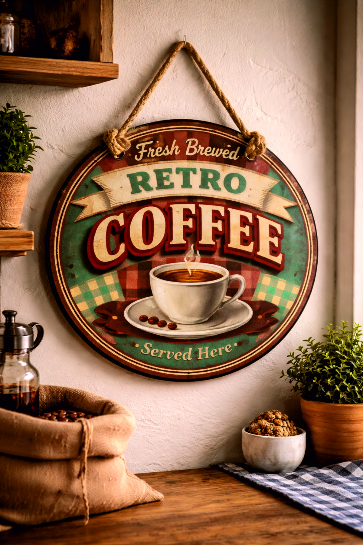SHOZO CAFE 壁掛け YALOVA SHOP Kahve Köşesi Cafe Duvar Süsü Kahve Sevenlere Özel