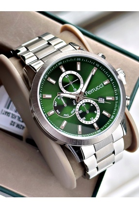 Ferrucci Takvimli Erkek Kol Saati Çelik Kordon 3 ATM Su Geçirmezlik