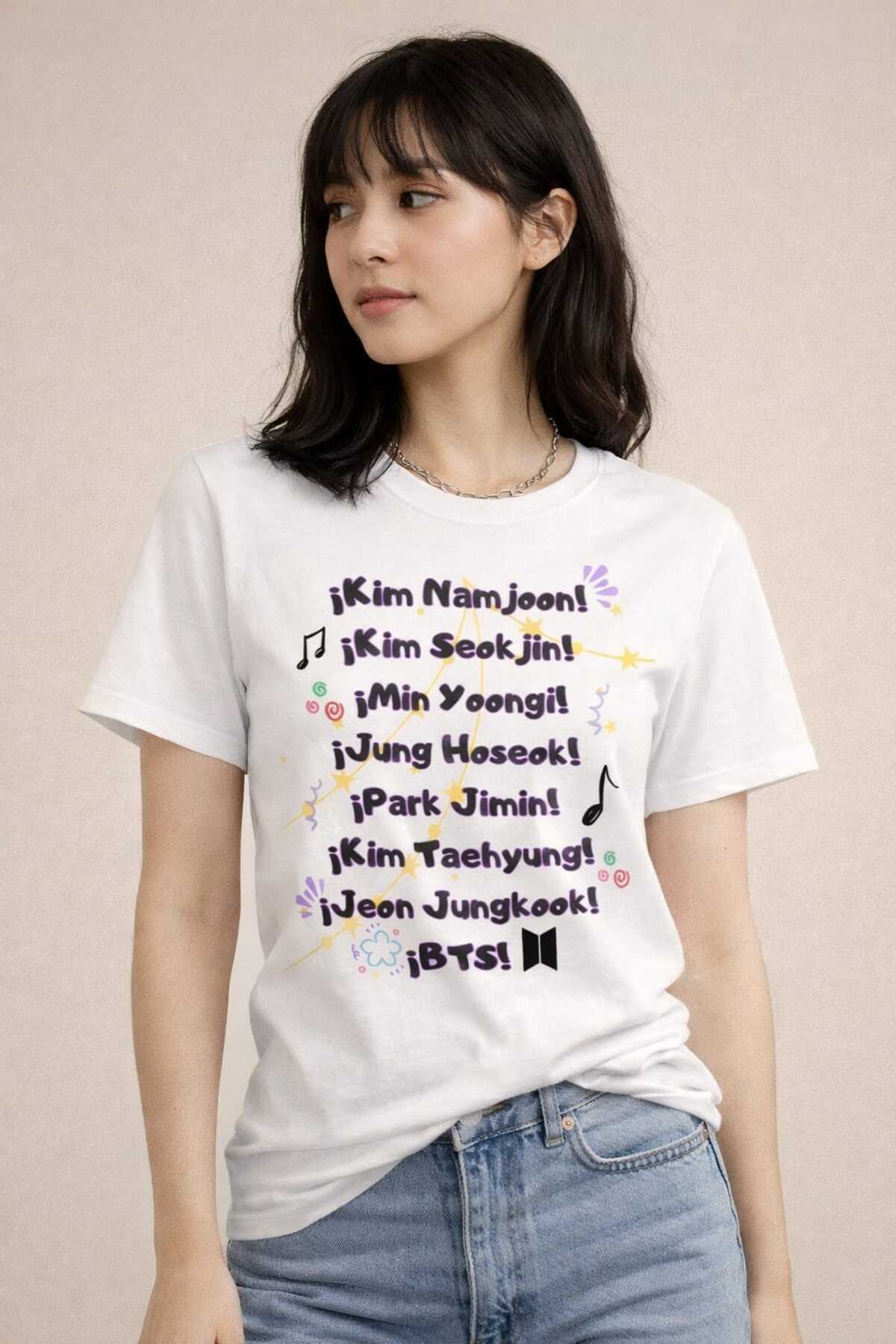 puolikuu Arirang World Tour Bts Printed Oversize Tshirt- Trendyol