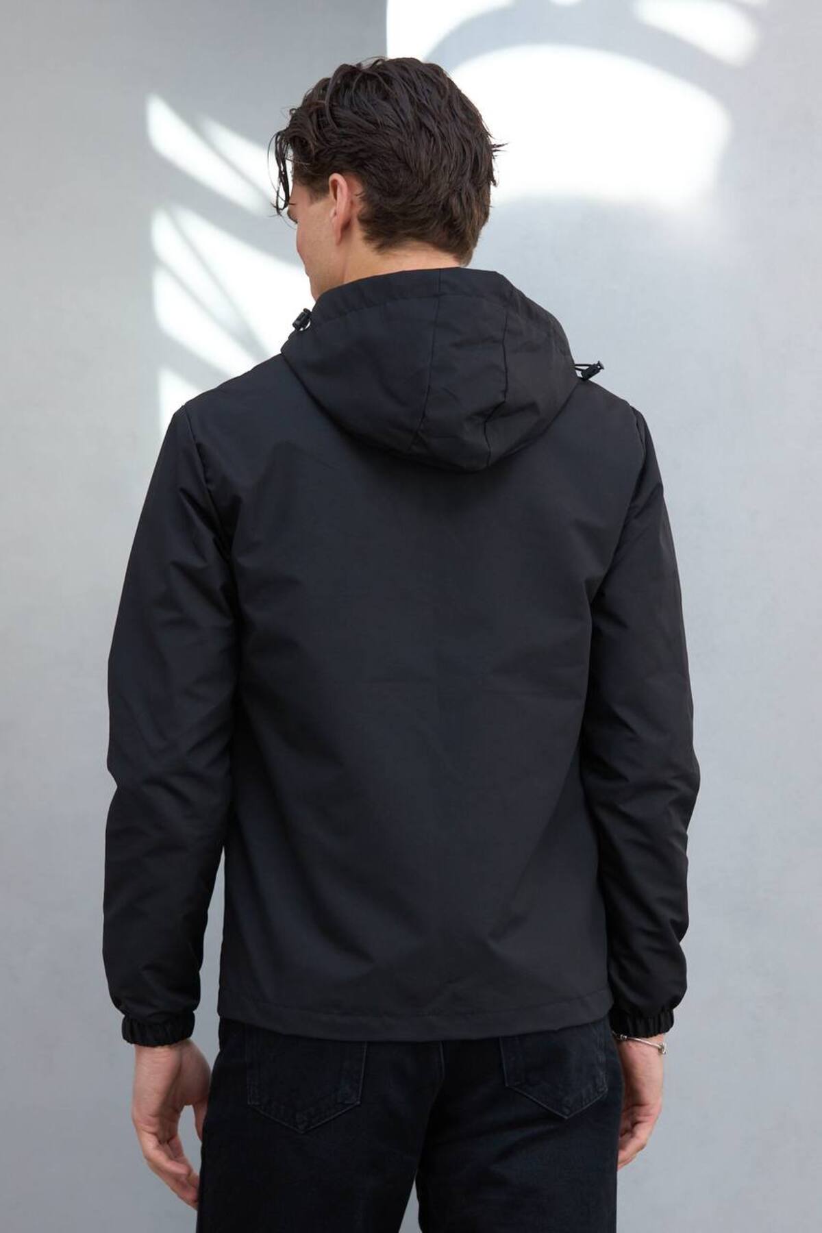 S&M CLOTHİNG  YENİ SEZON ERKEK SU & RÜZGAR GEÇİRMEZ YAĞMURLUK MEVSİMLİK CEKET - Görsel 7