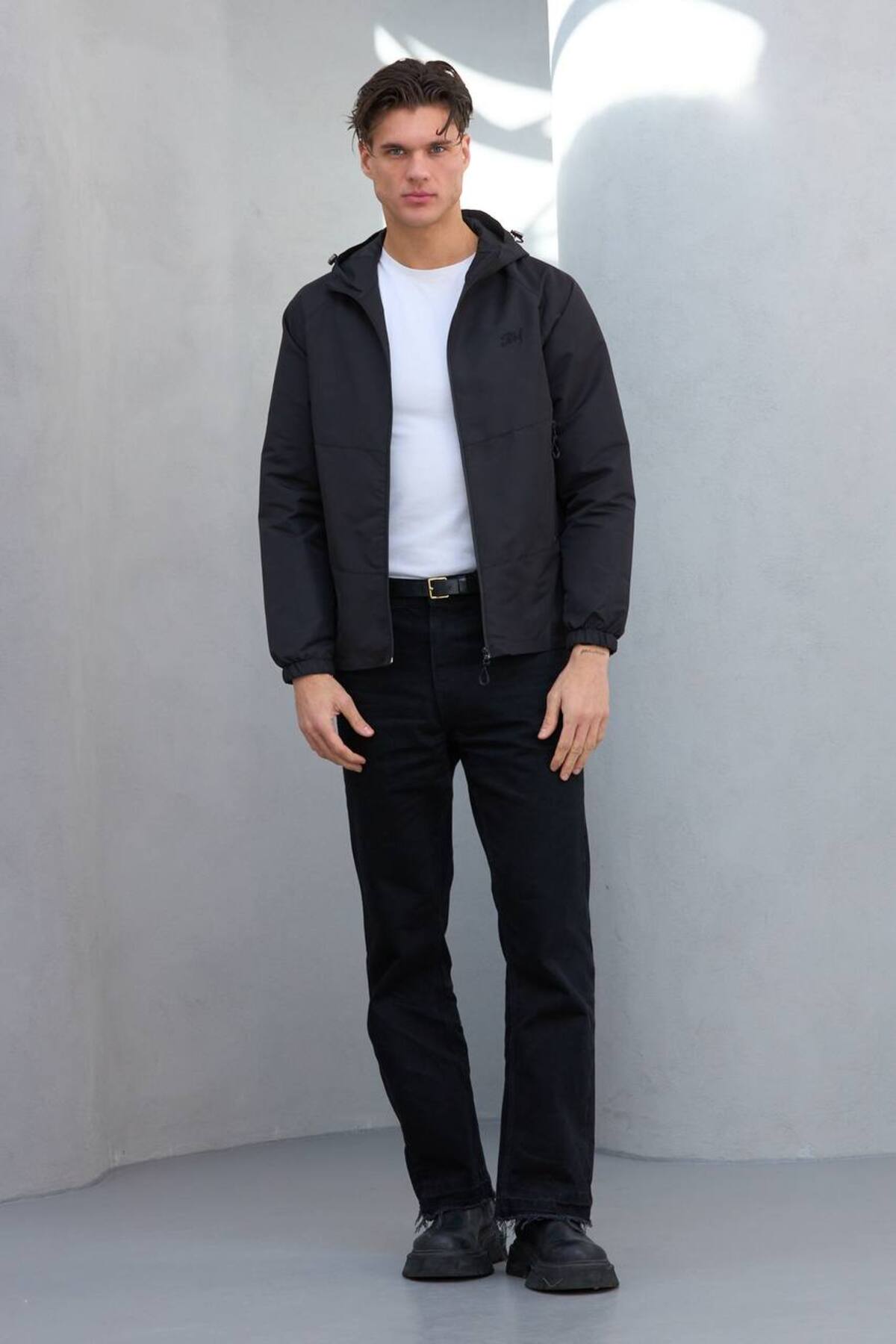 کاپشن فصلی بارانی ضد آب و بادگیر فصل جدید — مشکی SM RAINCOAT01-044044 — تصویر 4 از 7