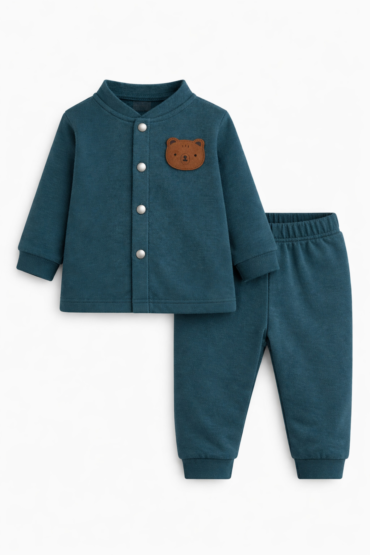 ozbaby.com Oz Baby Cotton Lycra Front Snap 4 Season Baby Top and Bottom Set - Daily Use (6-24 Months)