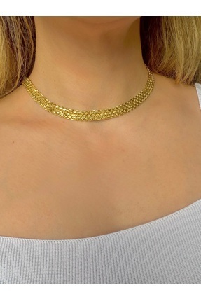 saaden jewelry SAADEN 14 AYAR HASIR KOLYE