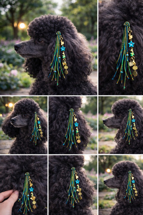 LOOL PREMİUM YENİ TREND KÖPEK TOKASI SAÇ İPİ AKSESUARI KÖPEK TÜYÜ ÇIT ÇIT TOKA