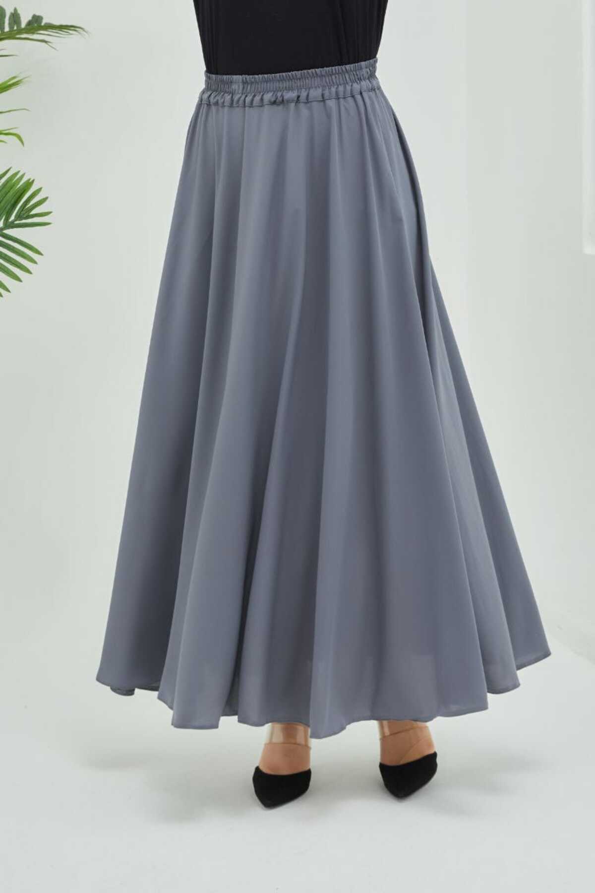 Women's Flared Skirt Silk
