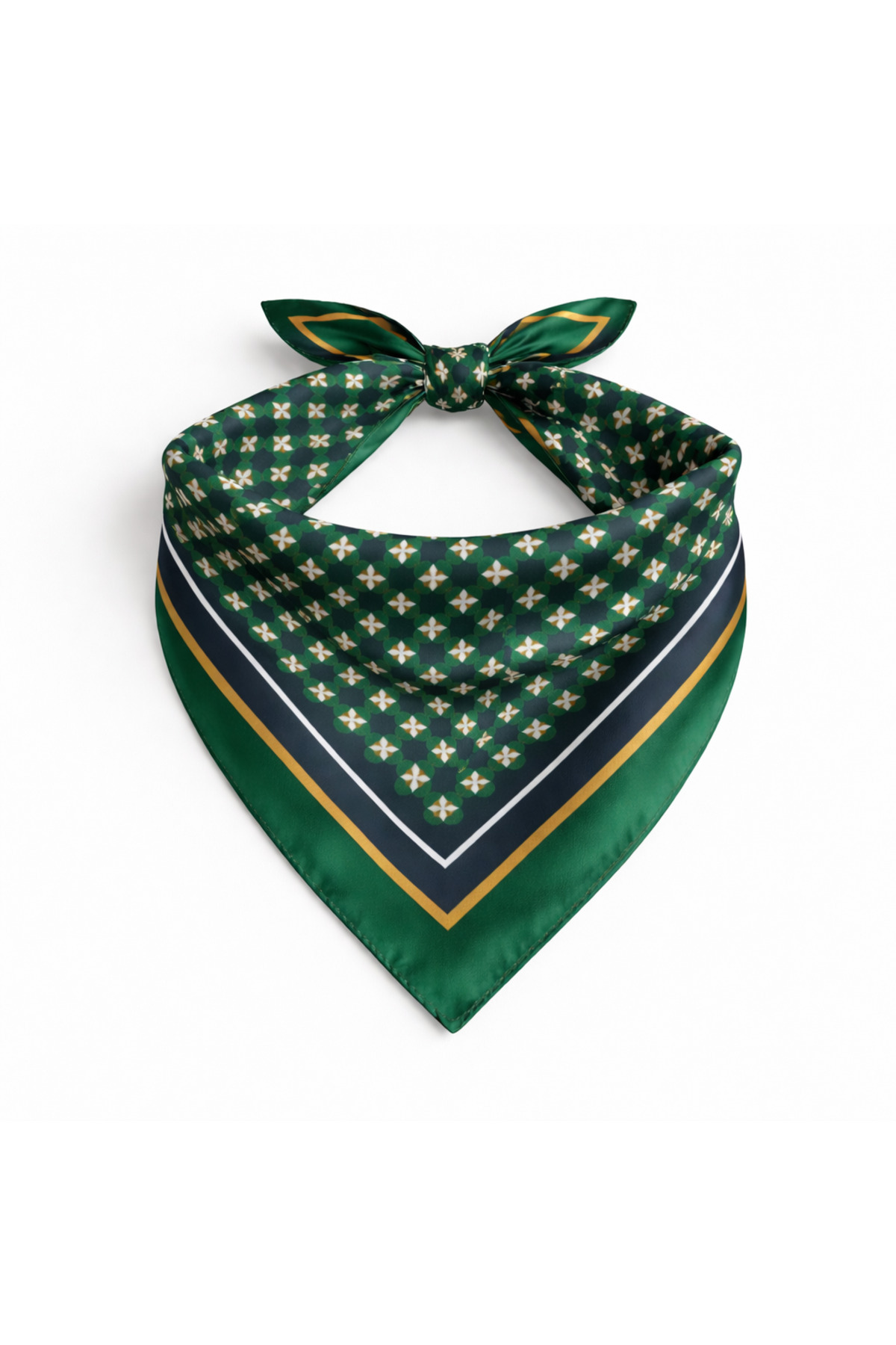 Geometric Pattern Scarf Bandana 50x50cm