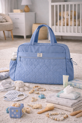 ICONE BAG Paraşüt Kumaş, Kapitoneli Anne Bebek Çantası, Bebek Bakım Çantası, ...