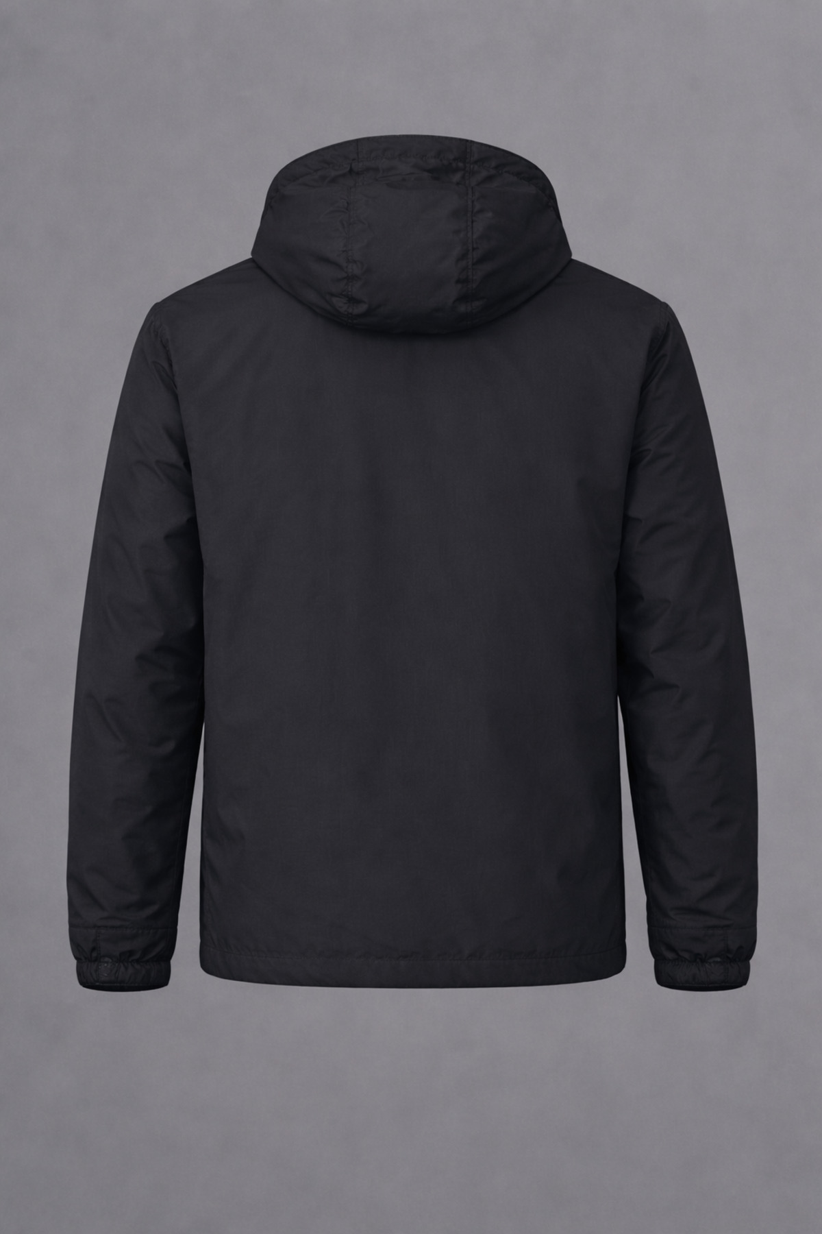 DAMGA JEANS  Erkek Basic Günlük Siyah Yağmurluk & Rüzgarlık - Görsel 6