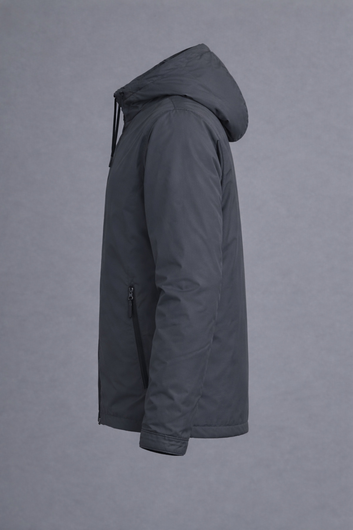 DAMGA JEANS  Erkek Basic Günlük Füme Yağmurluk & Rüzgarlık - Görsel 3