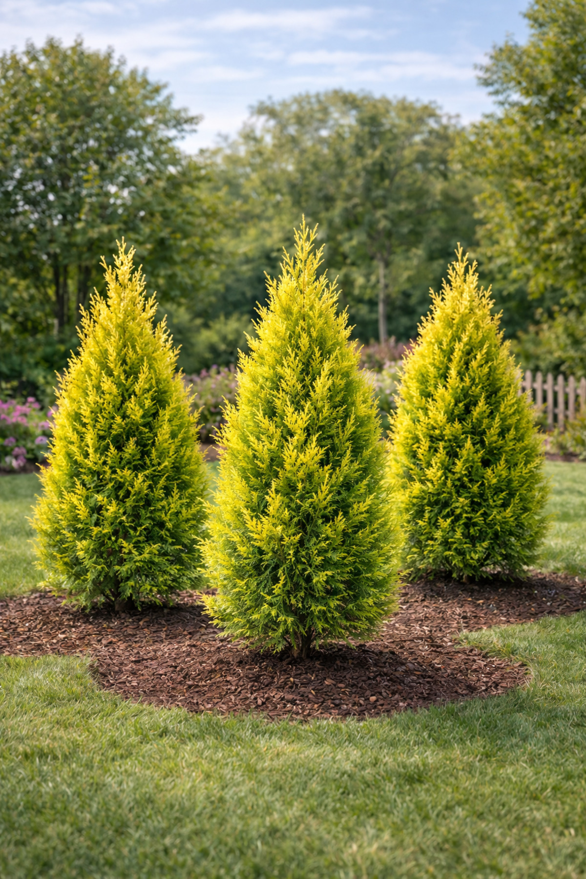 Vasada 15 Adet Mazı Fidanı (Pramit Altuni) Thuja Orientalis