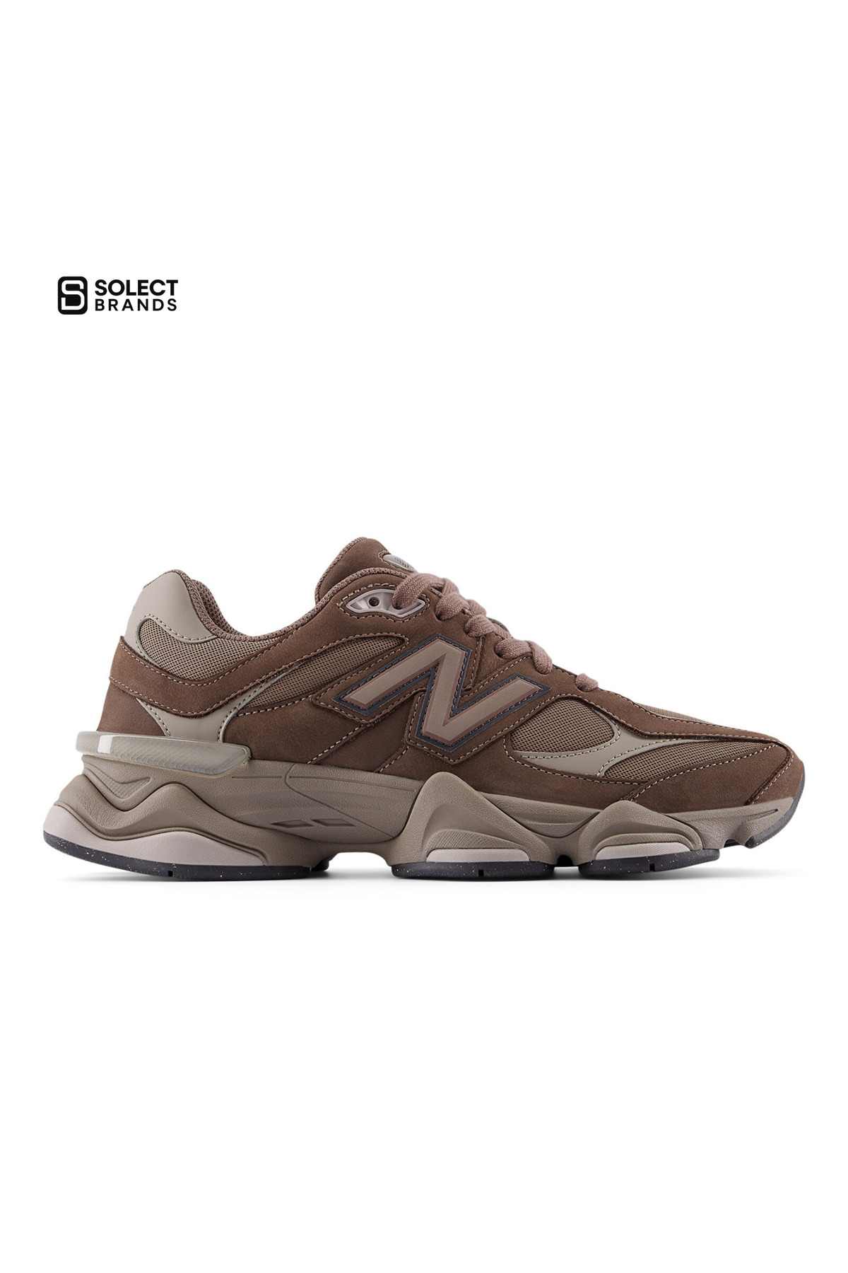 کفش ورزشی قهوه‌ای یونیسکس ۹۰۶۰ نیو بالانس کتانی تمرین و دویدن New Balance