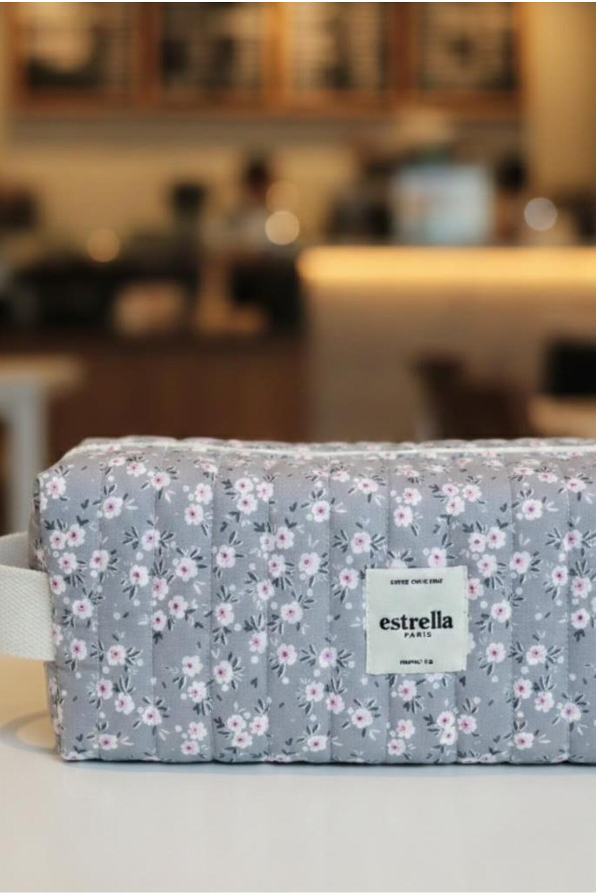 Rozy Dy-son Airwrap ve Tüm Saç Şekillendiriciler için XL Boy Çanta Seyahat Çantası Rozy gri ÇİZGİ — رنگارنگ PP4747 — تصویر 6 از 9