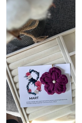 Rüya İnci Detay Çiçek Anahtarlık