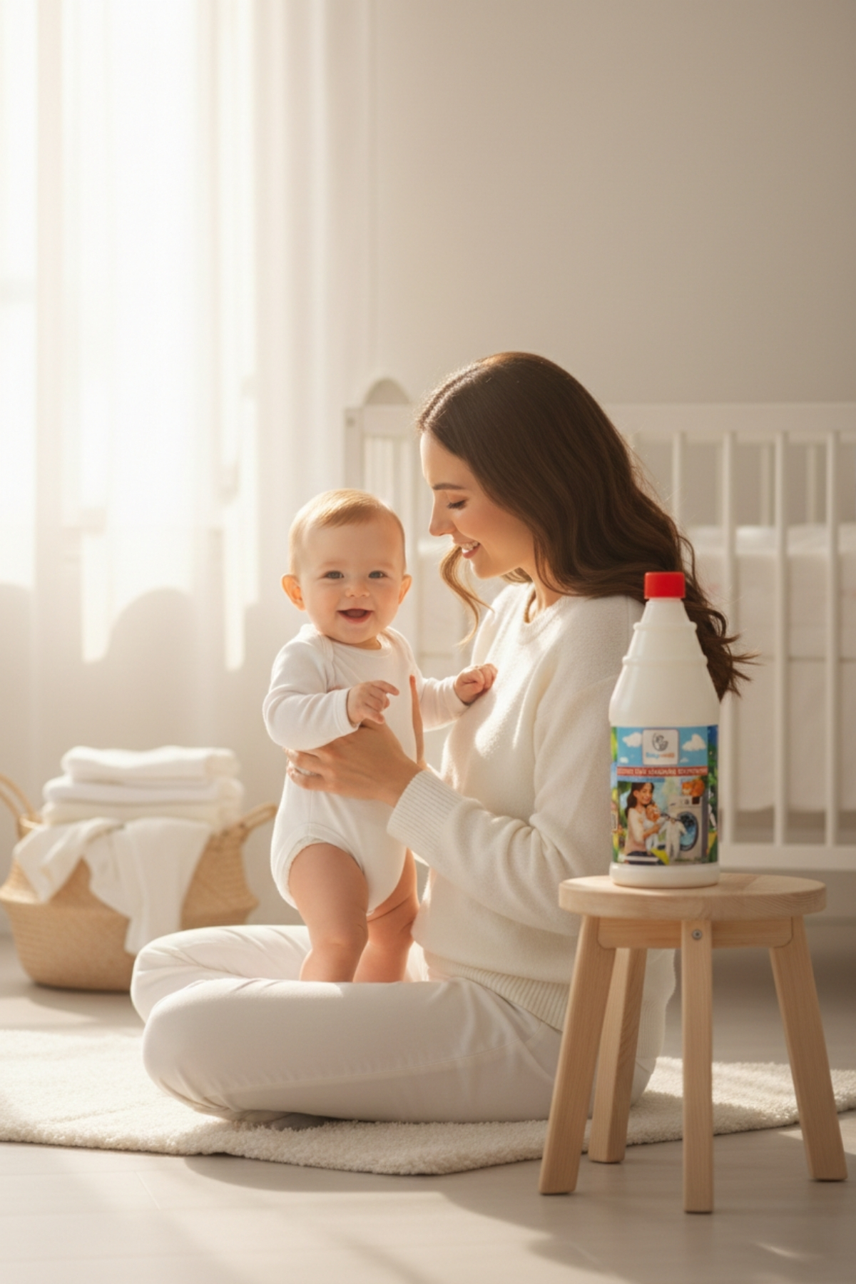 BabyMatik Bebekler İçin Sıvı Çamaşır Deterjanı, 1 Litre, Paraben Ve SLS İçermez, Kalıntı Bırakmaz. fotoğrafı 4 (önizleme)