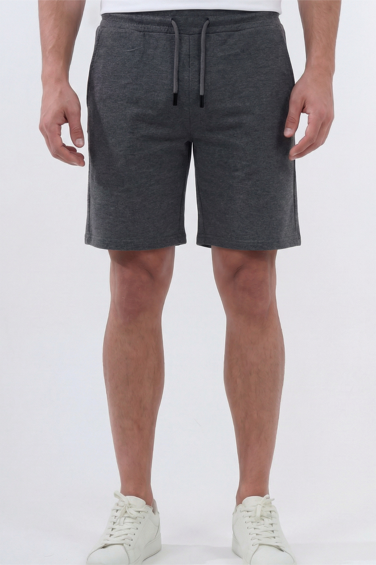 Men's Smoked Oversize Relaxed Bermuda Shorts Comfortable Fit