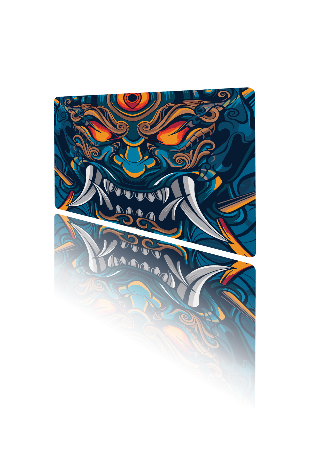 İnfernal Oni Gaming Oyuncu XL Mouse Pad Kaydırmaz Dikişli Mousepad 480x400x3 Mm Dikişli Premium Model