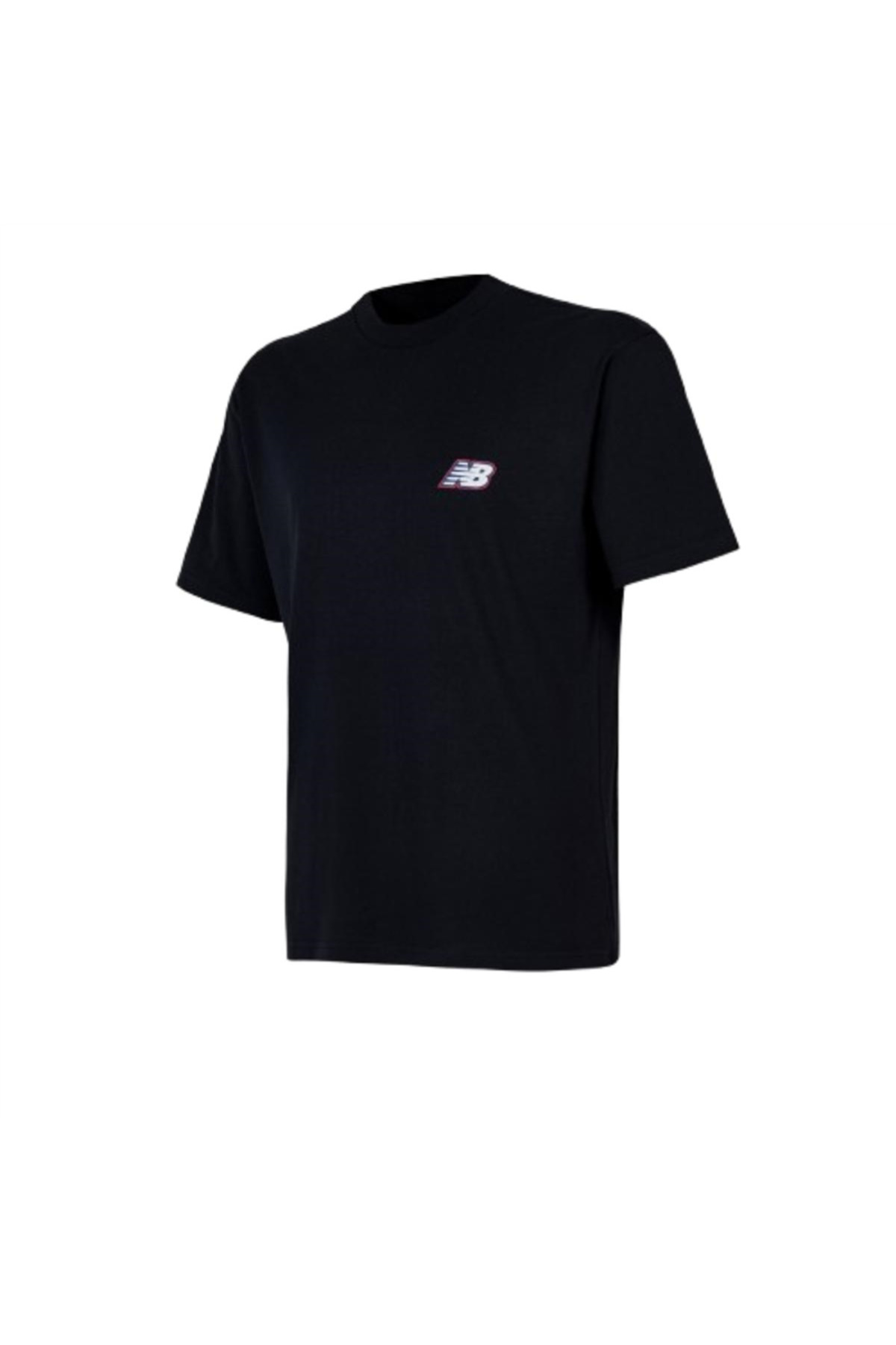 تی‌شرت مردانه طرح NB Lifestyle مدل MNT1647-BK مشکی نیو بالانس تی شرت ورزشی New Balance