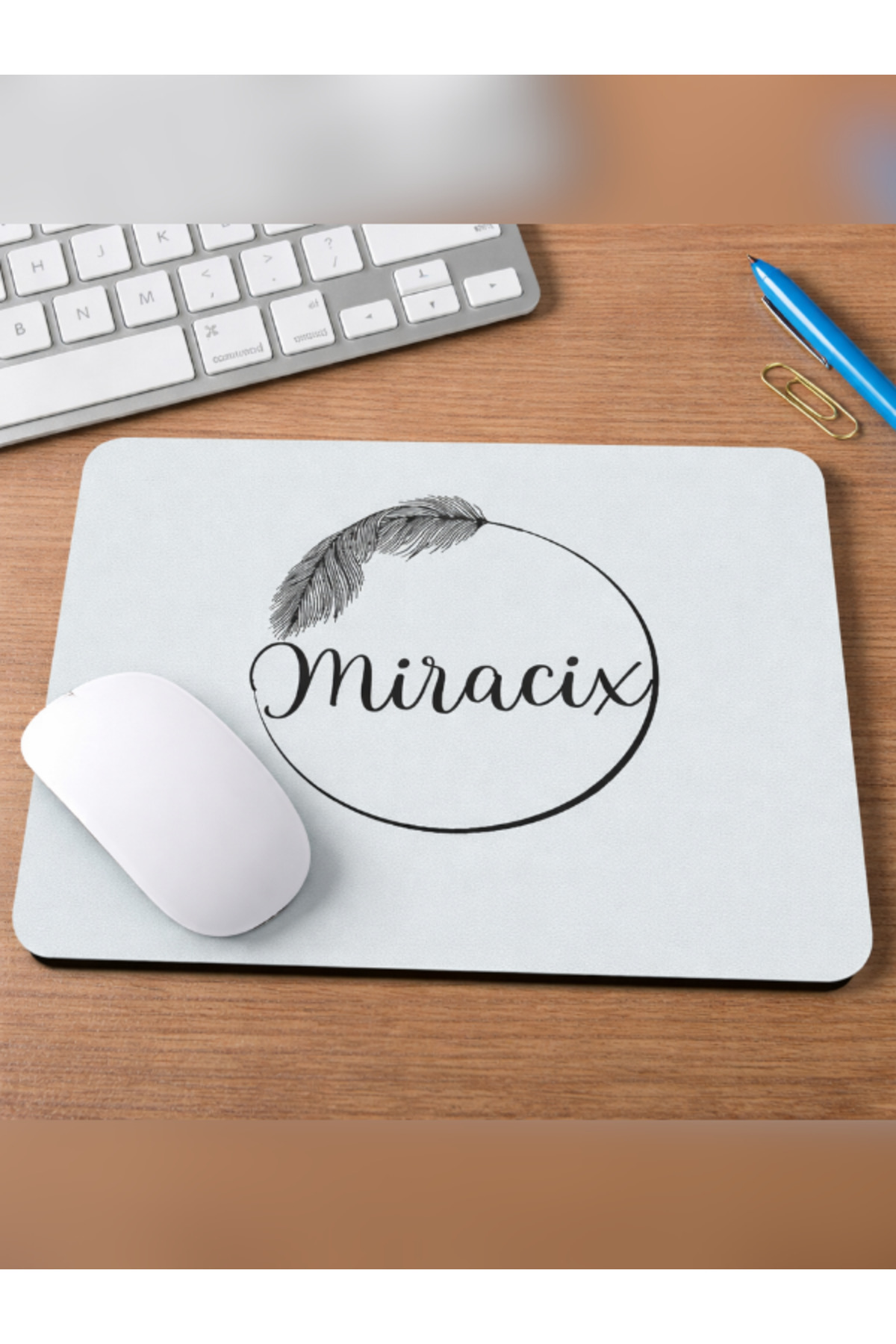 MRCMSS06 Kişiye Özel Fotoğraflı Mouse Pad – Resimli İsim Baskılı Mousepad Hediyelik