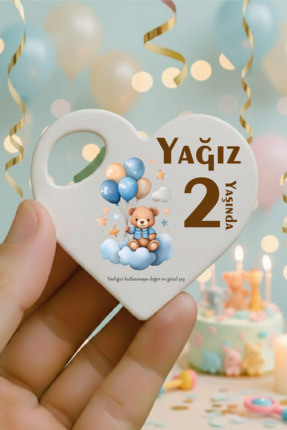 Jozia Kişiye Özel Açacak Magnet – Doğum Günü Buzdolabı Magneti - Safari Tasar...