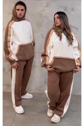 F17mixed Unisex Premium Oversize Eşofman Takımı – Kapüşonlu 2’li Takım – Yeni...