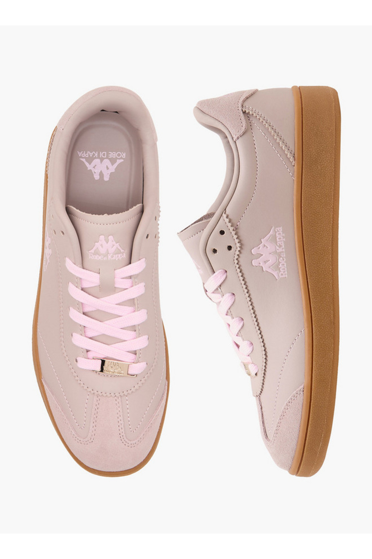 Kappa Women Leather Lace-Up Sneakers