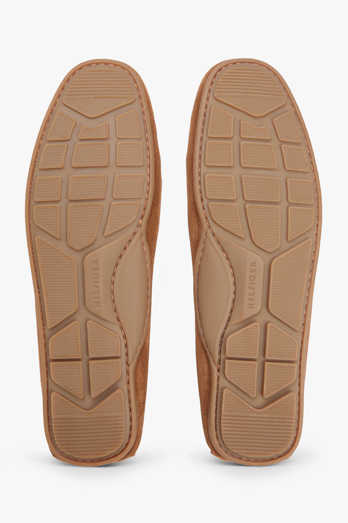 Tommy Hilfiger Core Süet Driver Erkek Taba Loafer Ayakkabı görsel 6