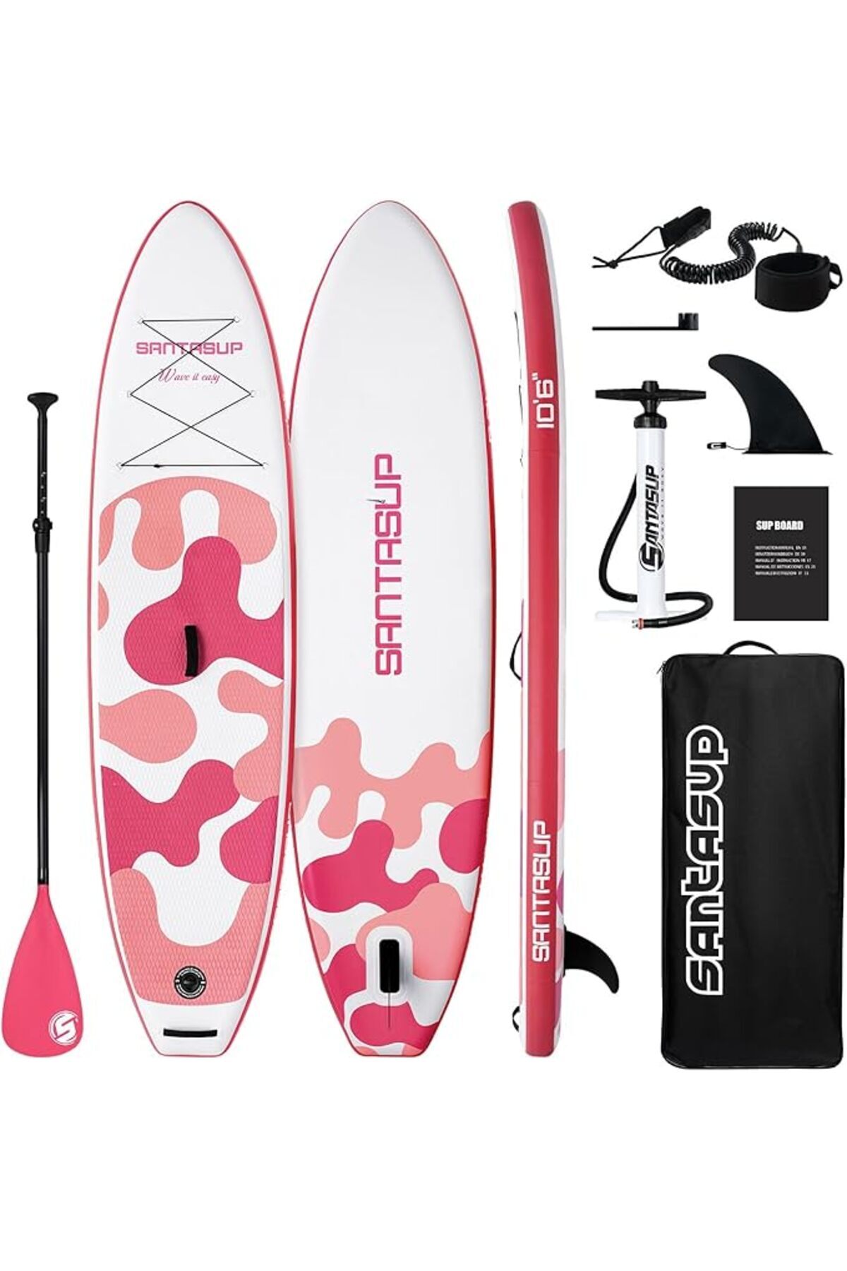 Santasup 320 cm x 81 cm x 15 Cm Şişme Paddle Board – Şişme Sup