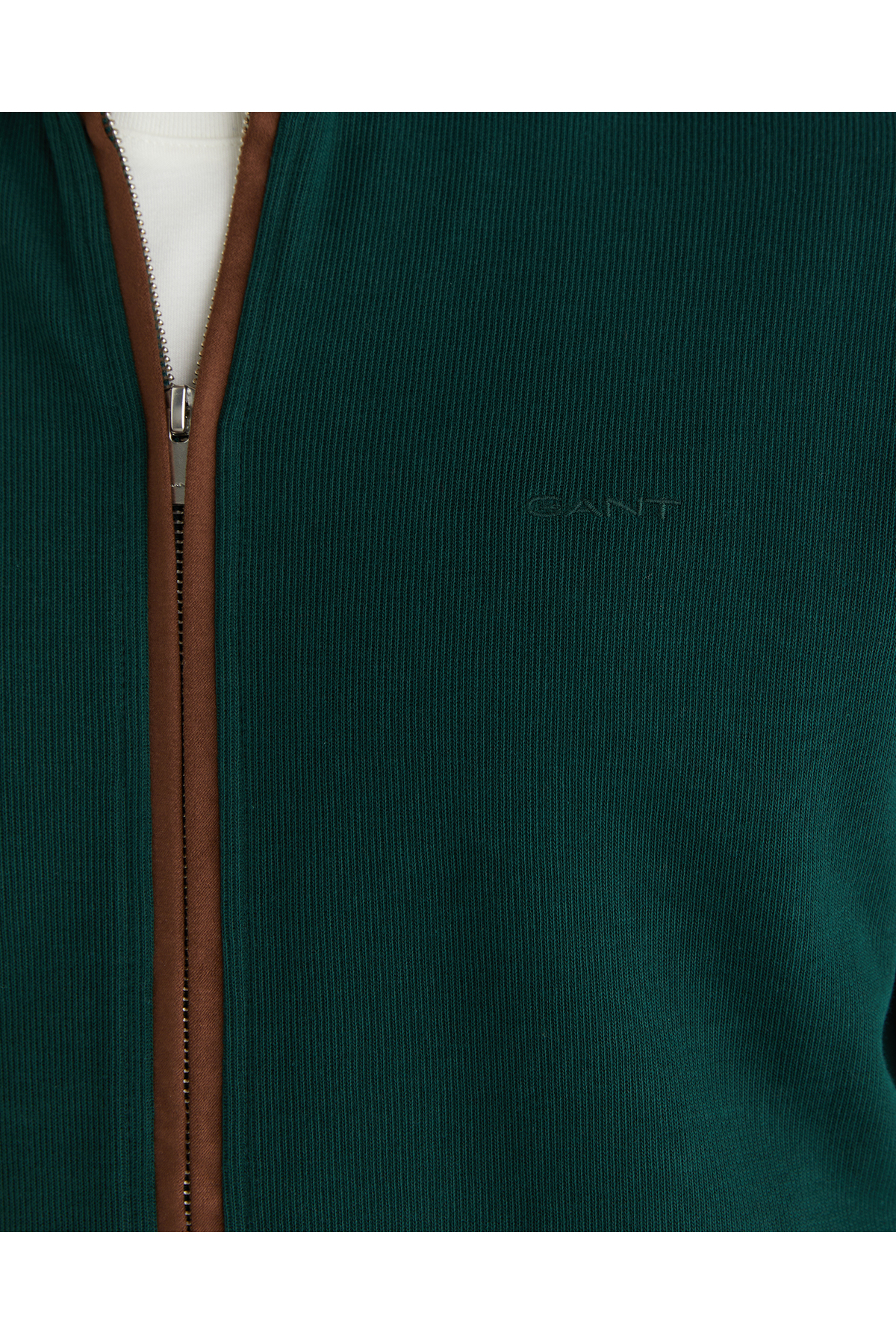 Gant Erkek Yeşil Regular Fit Hırka görsel 5