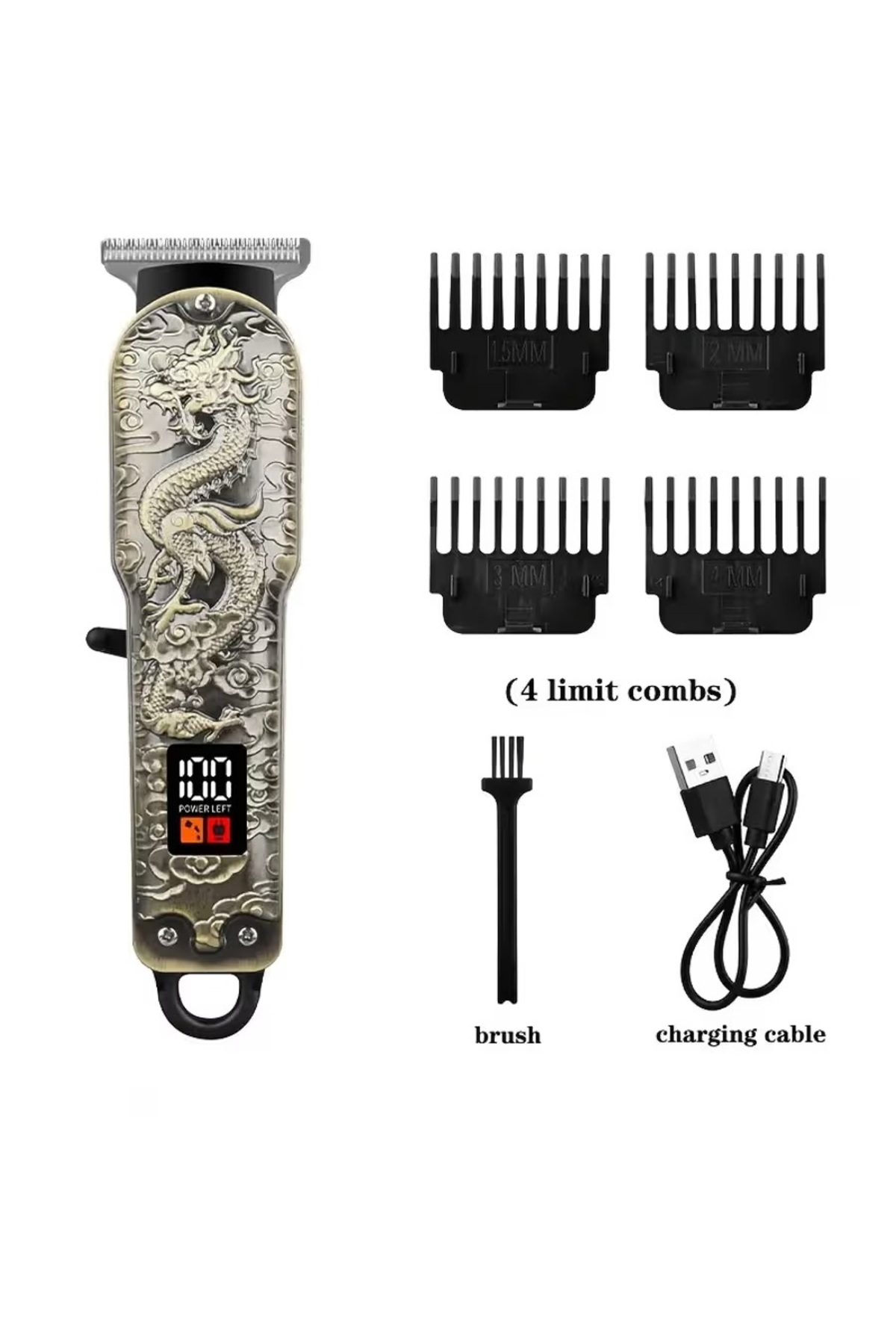 "LT-809 Professional Hair Clipper – Powerful Performance and Ergonomic Design"