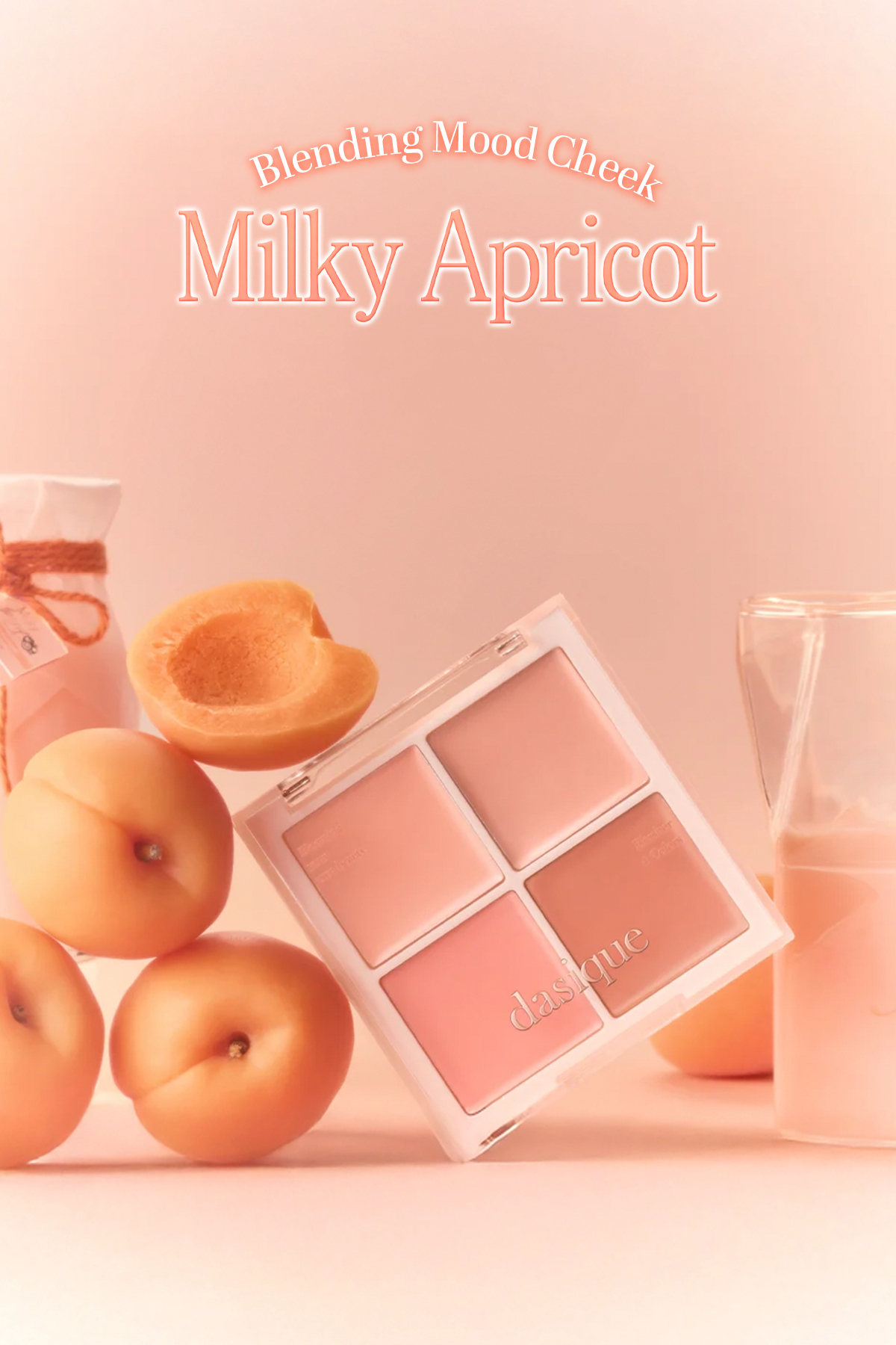 dasique Karıştırılabilir Renk Tonlarına Sahip 4’lü Krem Allık Blending Mood Cheek (18 Milky Apricot) — نارنجی 111649