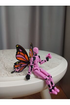 joybaskı Robot Dummy Kanatlı Oynar Eklemli Hareketli Oyuncak Aksiyon Figürü B...