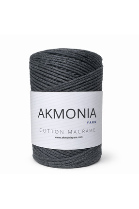 Akmonia Makrome Pamuklu Örgü ip 250 Gr Zincir 2mm Çanta ipi ,Supla ip ,Ev Dek...