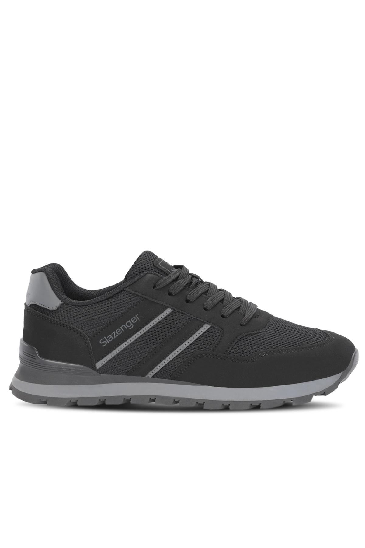 サシャ Slazenger SANCHEZ I Erkek Siyah / Koyu Gri Günlük Spor Ayakkabısı