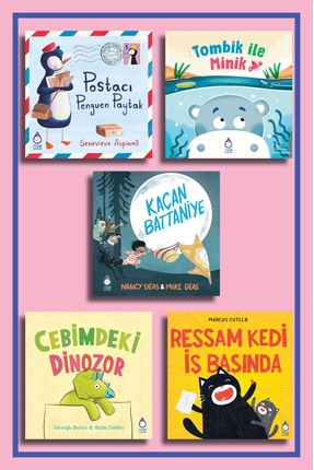 Maxi Yayıncılık Eğitici Ve Eğlenceli 5'li Çocuk Kitabı Seti 01