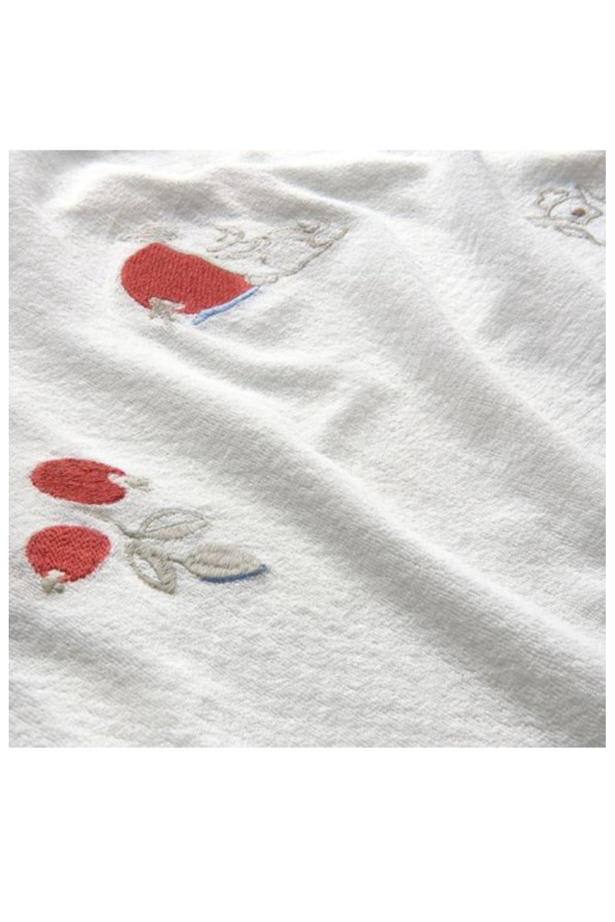 IKEA VADRA Beyaz Mavi Bebek alt değiştirme pedi kılıfı 74 X 48 Ölçü fotoğrafı 3 (önizleme)