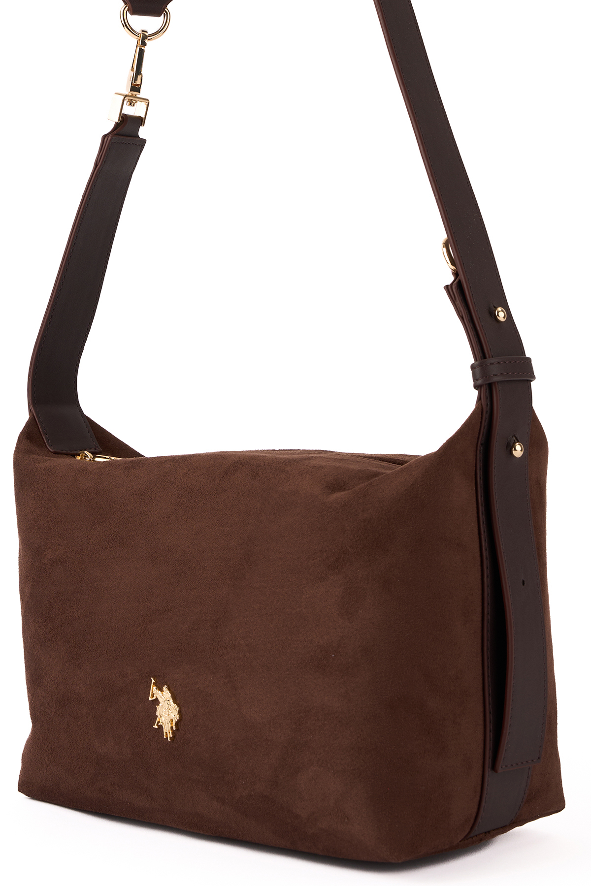 U.S. Polo Assn. Kahve-Kahve Kadın Postacı Çantası Us26331 Online Exclusive görsel 2