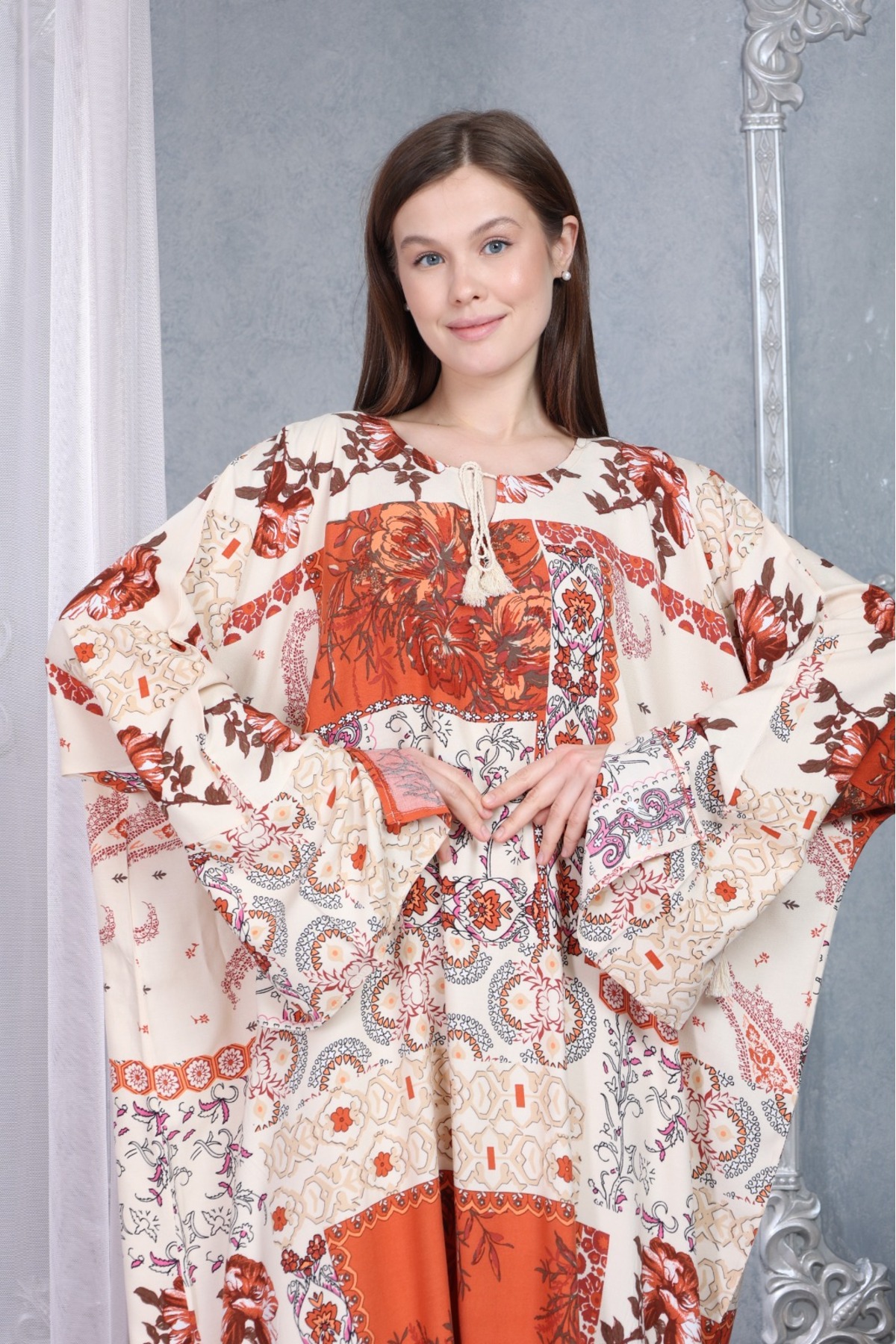 mervemoda BÜYÜK BEDEN BATTAL KALIP ELBİSE görsel 8