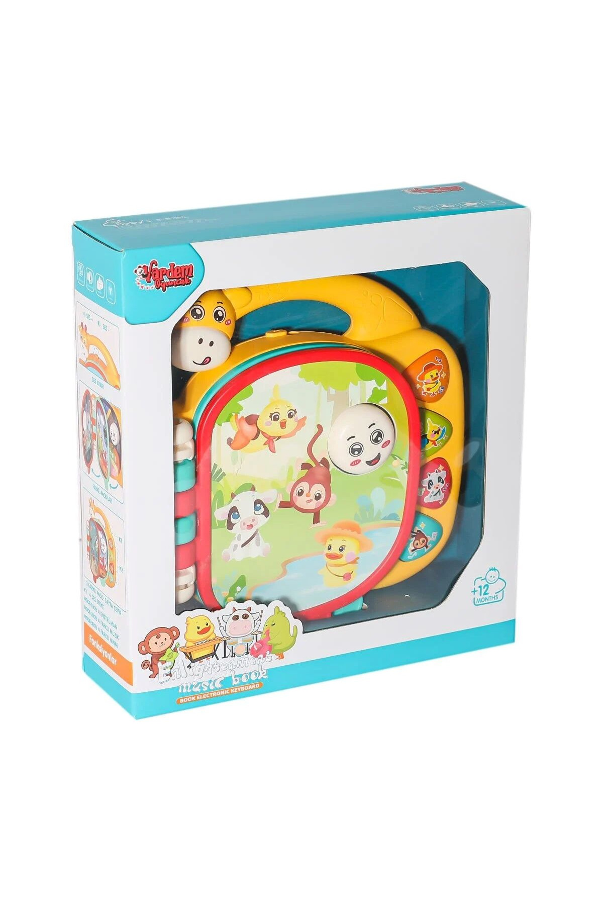 craftivio Zürafa Kitap Eğitici Müzikli Sesli Ve Işıklı İnteraktif Bebek Oyuncağı (+12 Ay) fotoğrafı 6 (önizleme)