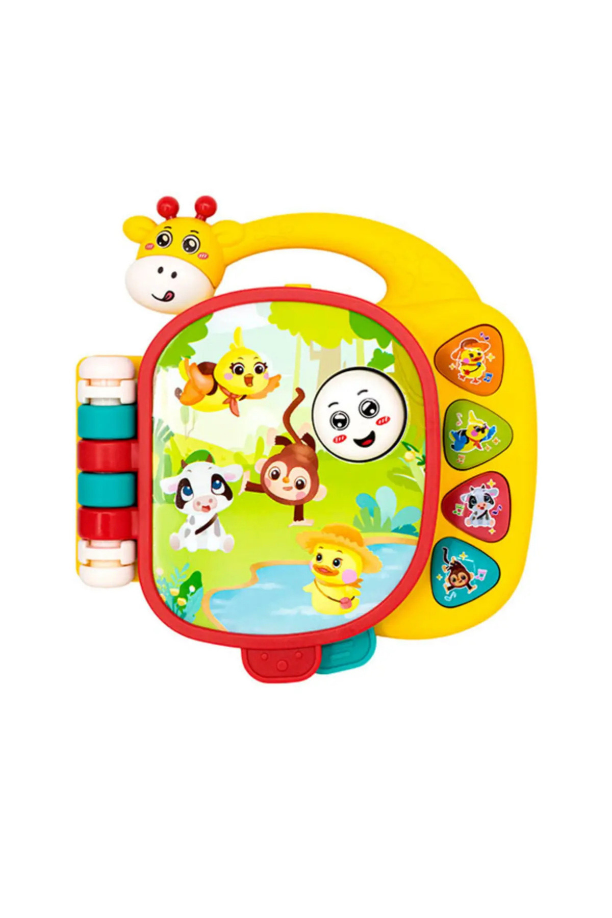 craftivio Zürafa Kitap Eğitici Müzikli Sesli Ve Işıklı İnteraktif Bebek Oyuncağı (+12 Ay) fotoğrafı 2 (önizleme)