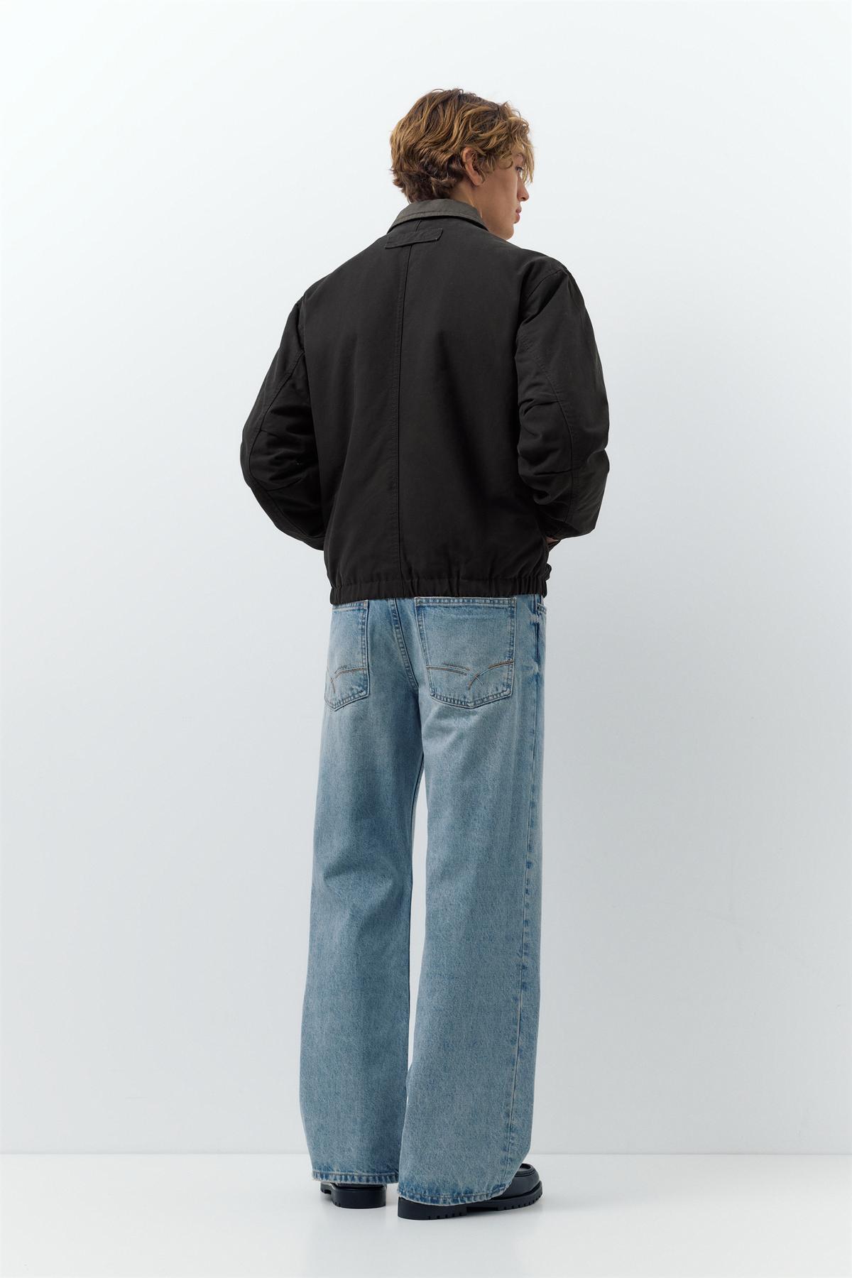 Pull & Bear  Kontrast yakalı ceket - Görsel 5