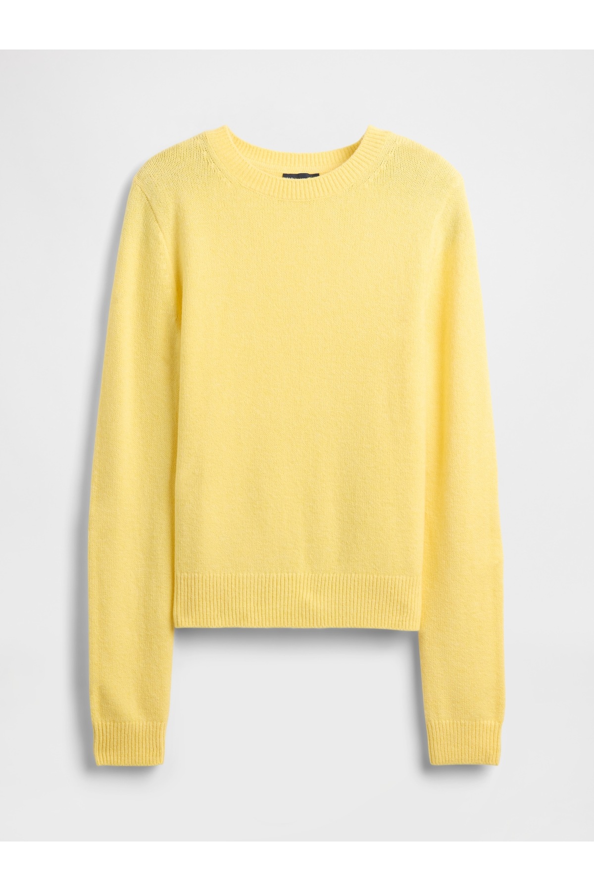 GAP  Kadın Sarı CashSoft Bisiklet Yaka Kazak - Görsel 2