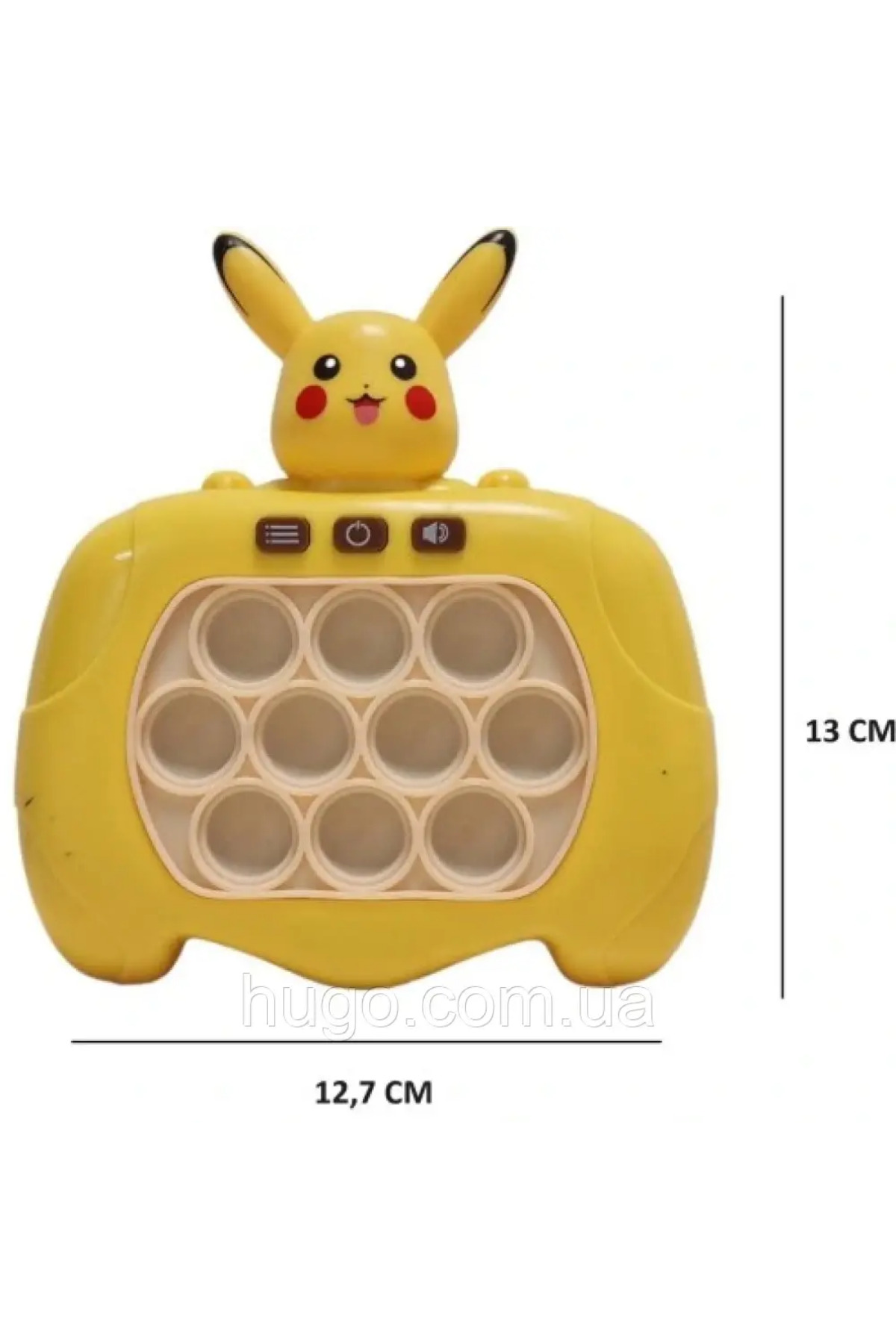 düşler oyuncak dünyası Işıklı Sesli Müzikli Pikachu Karakterli Popit Pilli Eğitici Stres Giderici Quick Push Konsol PİKAÇU fotoğrafı 3 (önizleme)