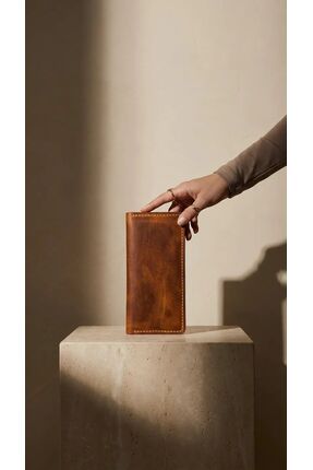 Deri Sepeti Terra Atelier No:1 Çıtçıtlı Hakiki Deri Cüzdan