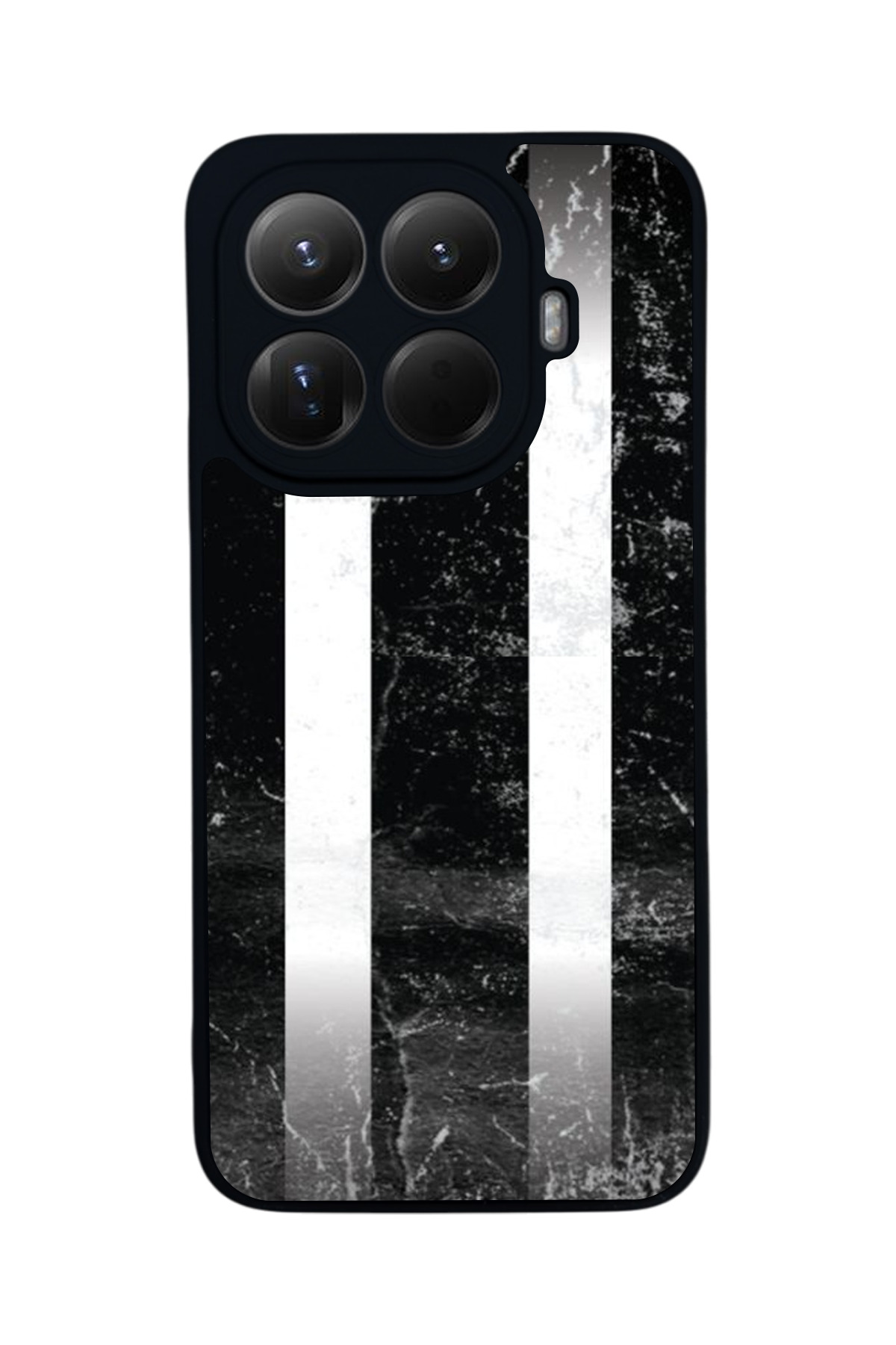 Mi 15 T Pro 5G Compatible Printed, Matt Black,Soft Silicone, Protective,Shock Absorbing Cover,Case