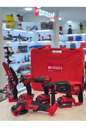 BUTOOLS PROFESYONEL 5 Lİ SET KIRMIZI SERİ 3X1 MATKAP TAKIMI