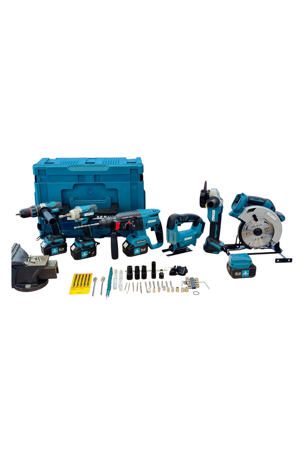 BUTOOLS PROFESYONEL 7 Lİ SET MAVİ SERİ 3X1 MATKAP TAKIMI - Fiyatı