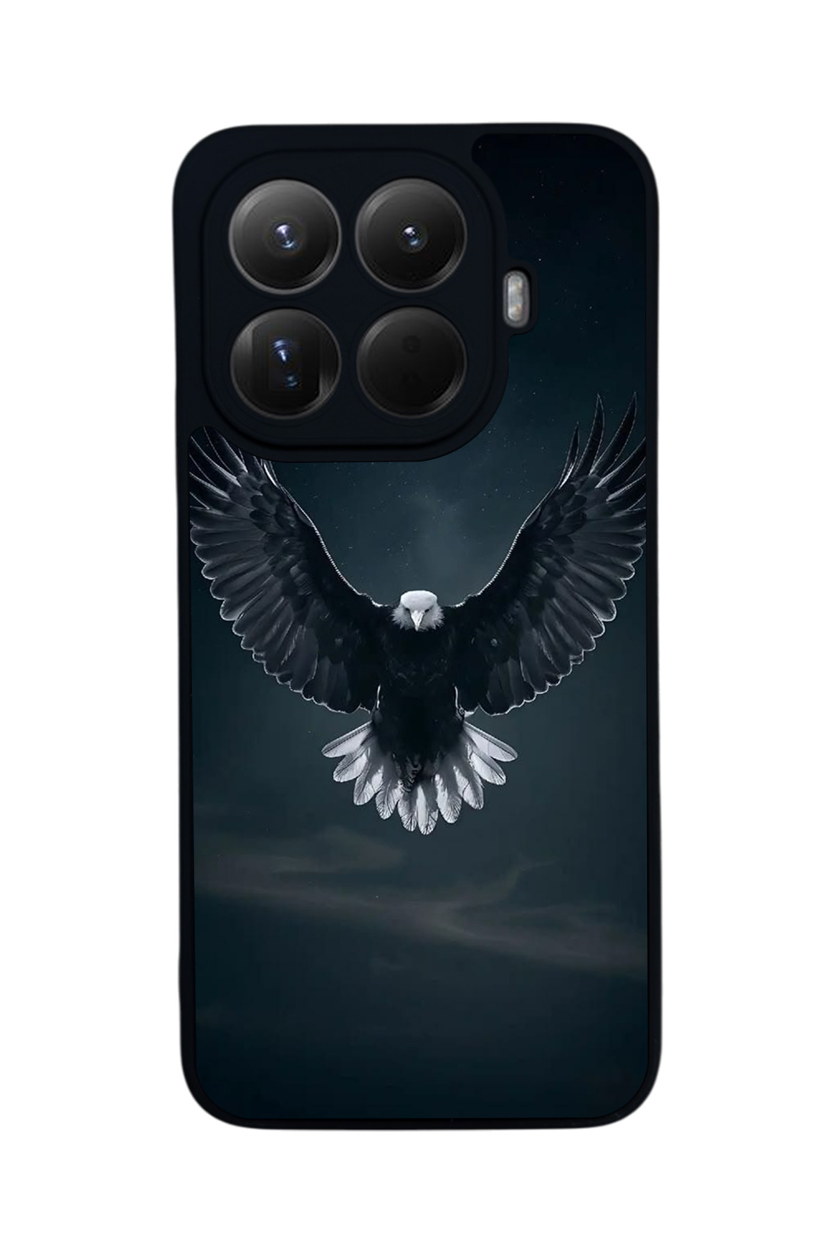 Mi 15 T Pro 5G Compatible Printed, Matt Black,Soft Silicone, Protective,Shock Absorbing Cover,Case