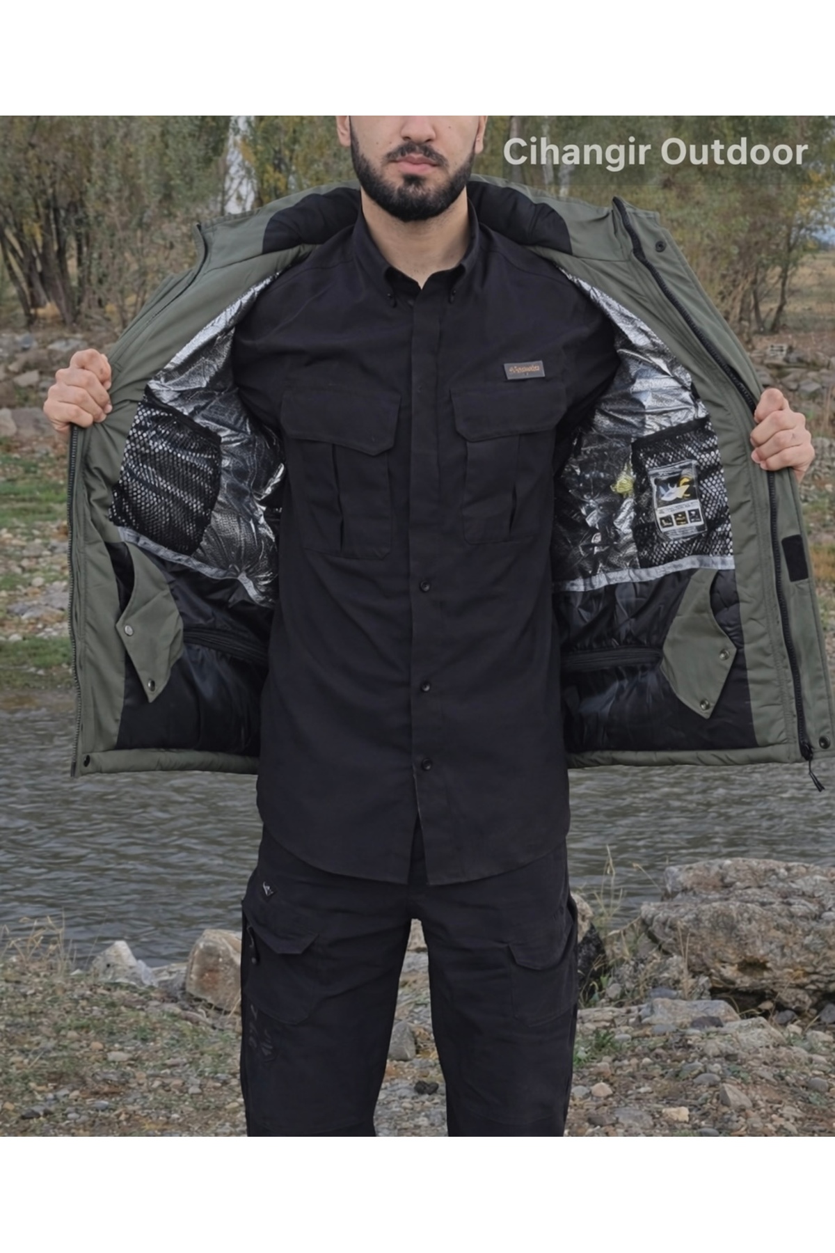 Outdoor  Termal kayakçı -30 kar montu - Görsel 3